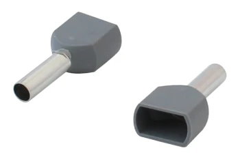 KOŃCÓWKA TULEJKOWA IZOLOWANA PODWÓJNA 2*2.5MM 10 SZTUK EPM E-652-0049