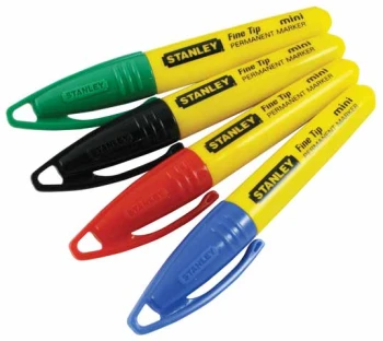 MARKER MINI 4 RODZAJE KOLORÓW OKRĄGŁA KOŃCÓWKA STANLEY S/47-329-1
