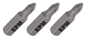 GROT, BIT, KOŃCÓWKA DO WKRĘTARKI 25MM 3SZT. PZ1 EPM E-400-0374