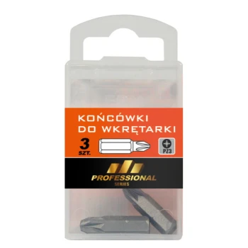 GROT, BIT, KOŃCÓWKA DO WKRĘTARKI 25MM 3SZT. PZ3 EPM E-400-0376