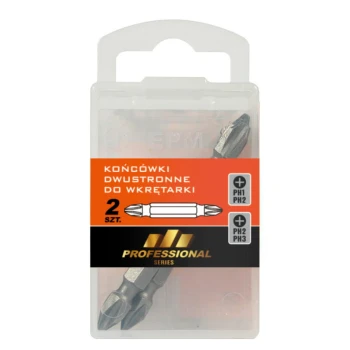 GROT, BIT DO WKRĘTARKI DWUSTRONNA 65MM 2SZT. PH1-PH2,PH2-PH3 EPM E-400-0378