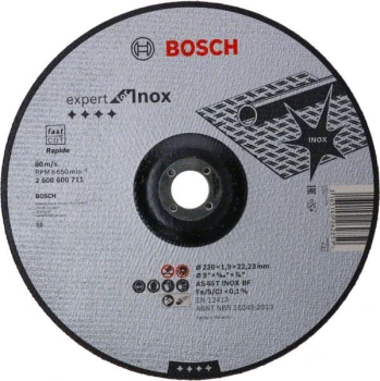 TARCZA WYPUKŁA T27 230*22*1.9 RAPIDO BOSCH T27 230*1.9B