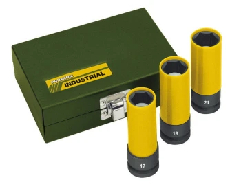 Zestaw nasadek 1/2 cala udarowe 17, 19, 21 mm 3 części PROXXON 23938