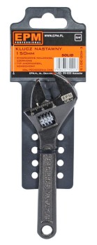 KLUCZ NASTAWNY SOLID CR-V ''SZWED'' 150MM EPM E-400-3015