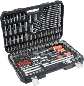 ZESTAW NARZĘDZIOWY XXL 1/4'', 3/8'', 1/2'' KPL 216 SZTUK YATO YT-38841