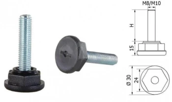 STOPKA REGULACYJNA SR 01 FI 30 M8*30 623 UN SL SR01 08