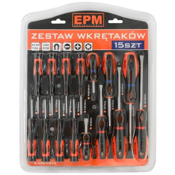 ZESTAW WKRĘTAKÓW 15 SZTUK EPM E-400-0395