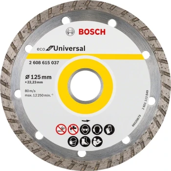 TARCZA DIAMENTOWA BUDOWLANA ECO TURBO 125MM BOSCH 2608615037