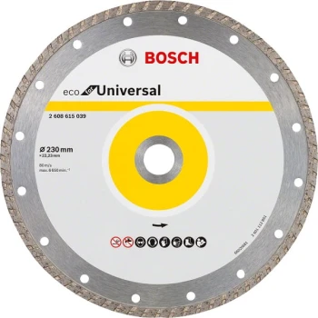 TARCZA DIAMENTOWA BUDOWLANA ECO TURBO 230MM BOSCH 2608615039