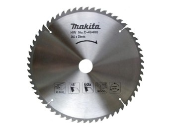 PIŁA SPIEKOWA DO DREWNA ECONOMY 260*30/60Z MAKITA D-46408