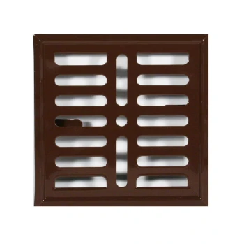 KRATKA METALOWA MALOWANA 14*14CM BRĄZOWA UN KRA 14*14 MB