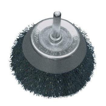 Szczotka doczołowa 50 mm - drut falisty, trzpień ABRABORO 99428219