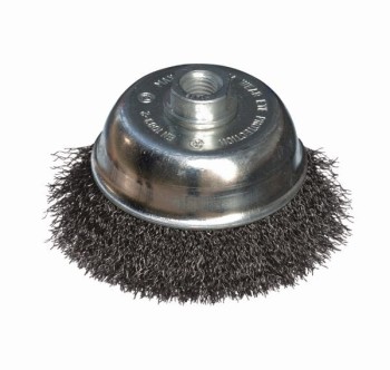Szczotka doczołowa 100 mm/M14 - drut karbowany 0,3 mm ABRABORO 99010711