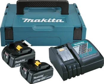 ZESTAW ZASILAJĄCY 18V MAKPAC 2*5.0AH BL1850B+DC18RC MAKITA 197624-2
