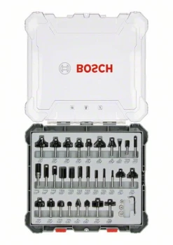 ZESTAW FREZÓW 30 SZT. UCHWYT 6MM BOSCH 2607017474