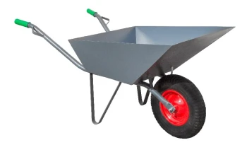 TACZKA BUDOWLANA S20 KOŁO POMPOWANE NA ŁOŻYSKU BLACHA 1,8MM UN TACZ POS20