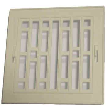 KRATKA PLASTIKOWA Z RAMKĄ METALOWĄ 14*14CM BIAŁA UN KRA 14*14 BI