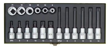 Zestaw nasadek XZN 18 części PROXXON 23296