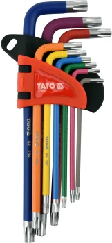 ZESTAW KLUCZY TORX TR T10-T50, 9 SZTUK YATO YT-05633