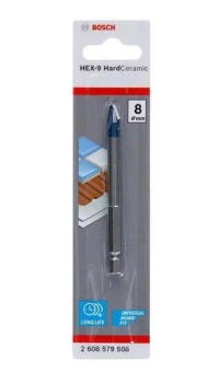 WIERTŁO HEX-9 HARD CERAMIC 8*90MM BOSCH 2608579508