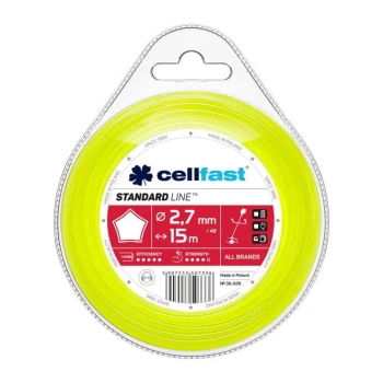 ŻYŁKA DO WYKASZARKI GWIAZDKA 2.7MM 15M CELL-FAST C 35-026