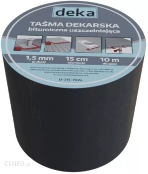 TAŚMA USZCZELNIAJĄCA RSKA ALUBUTYL 15CM*10MB ALUMINIOWY DEKA D-415-9006