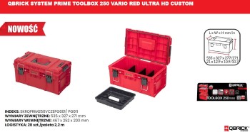 SKRZYNKA NARZĘDZIOWA SYSTEM PRIME TOOLBOX 250 VARIO QBRICK SKRZ N6731