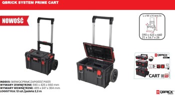 SKRZYNKA NARZĘDZIOWA SYSTEM PRIME CART QBRICK SKRZ N6915