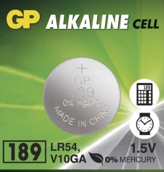 BATERIA ALKALICZNA ZEGARKOWA 1.5V 189 GP BATTERY GP 189 SZ