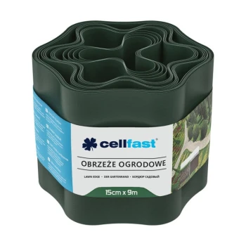 OBRZEŻE OGRODOWE CIEMNA ZIELEŃ 15CM*9M CELL-FAST C 30-022