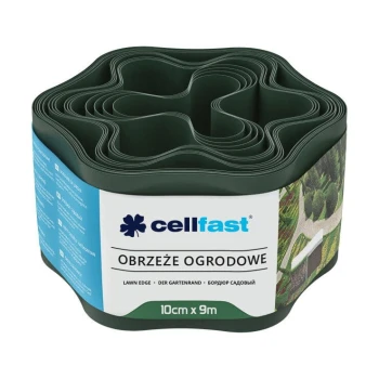 OBRZEŻE OGRODOWE CIEMNA ZIELEŃ 10CM*9M CELL-FAST C 30-021