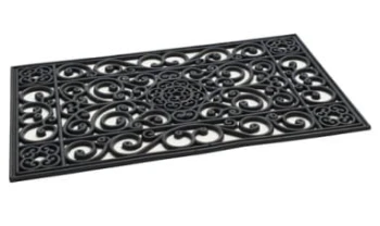 WYCIERACZKA IRON MAT BLACK 1 45*75CM UN WYCIER 61197