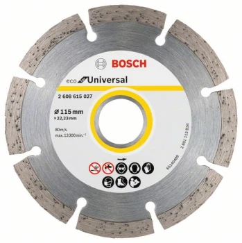 TARCZA DIAMENTOWA BUDOWLANA ECO SEGMENTOWA 115MM BOSCH 2608615027