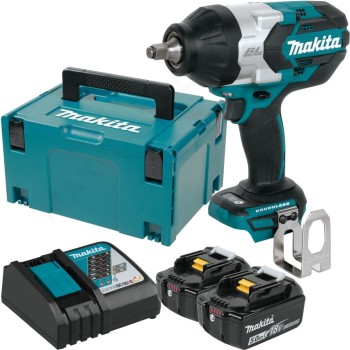 KLUCZ UDAROWY AKUMULATOROWY 1/2'' 1000NM 18V 2*5.0AH LI-ION MAKITA DTW1002RTJ
