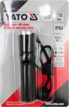 METALOWA LATARKA Z DIODĄ CREE 100*25MM YATO YT-08571