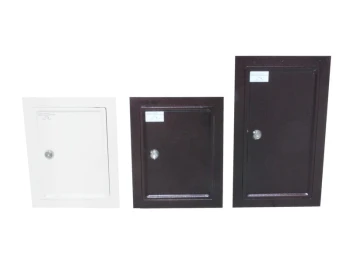 DRZWICZKI KOMINOWE BRĄZOWE 140*140MM MAŁE UN DK 05 MA-BRA