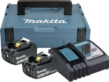 ZESTAW ZASILAJĄCY 18V MAKPAC 2*3.0AH BL1830B+DC18RC MAKITA 197952-5