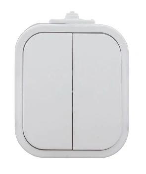 B2 ŁĄCZNIK PODWÓJNY N/T IP44 BIAŁY ABEX E+9001550