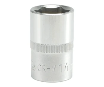 NASADKA KRÓTKA 6-KĄTNA CHROMOWANA 1/2'' 17MM YATO YT-1210