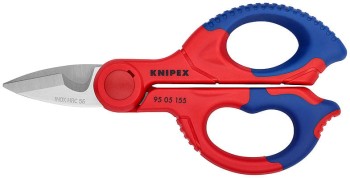 NOŻYCZKI UNIWERSALNE DLA ELEKTRYKÓW 155MM KNIPEX KN 95 05 155