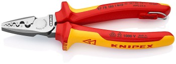 SZCZYPCE DO ZAGNIATANIA TULEJEK 180MM KNIPEX KN 97 78 180