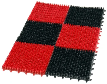 WYCIERACZKA TRAWKA PLASTIKOWA 6-CZĘŚCIOWA 36*55CM BLACK/RED UN WYCIER 67984