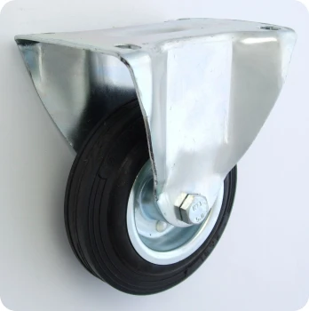 KOŁO METAL-GUMA 125MM OBUDOWA STAŁA 23 UN KL125 STA