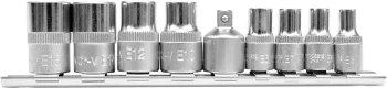 KLUCZE NASADOWE TORX E5-E16 ZESTAW 9-SZTUKOWY YATO YT-0520