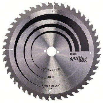 PIŁA TARCZOWA-T OPTILINE WOOD 315*3,2*30/Z48 BOSCH 2608640673