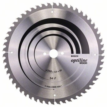 PIŁA TARCZOWA-T OPTILINE WOOD 350*3,5*30/Z54 BOSCH 2608640674