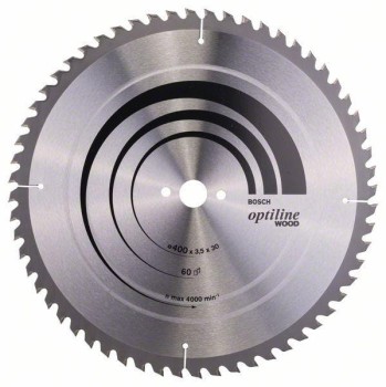 PIŁA TARCZOWA-T OPTILINE WOOD 400*3,5*30/Z60 BOSCH 2608640675
