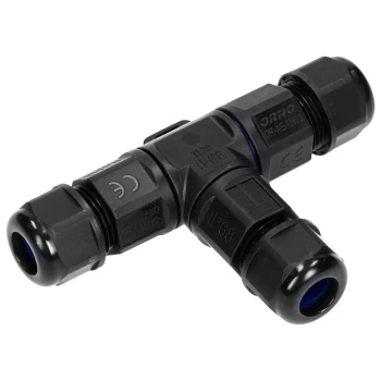 KONEKTOR KABLOWY TRÓJNIK T IP68, MAX. 3X4MM2, 450V/25A ORNO ON-AE-13602