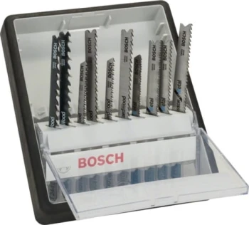 ZESTAW BRZESZCZOTÓW DO WYRZYNARKI T 10 SZT. WOOD&METAL BOSCH 2607010542
