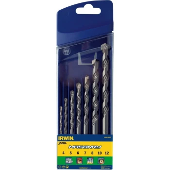 KOMPLET WIERTEŁ DO BETONU MASONRY 7 SZTUK 4-12MM IRWIN 10501893